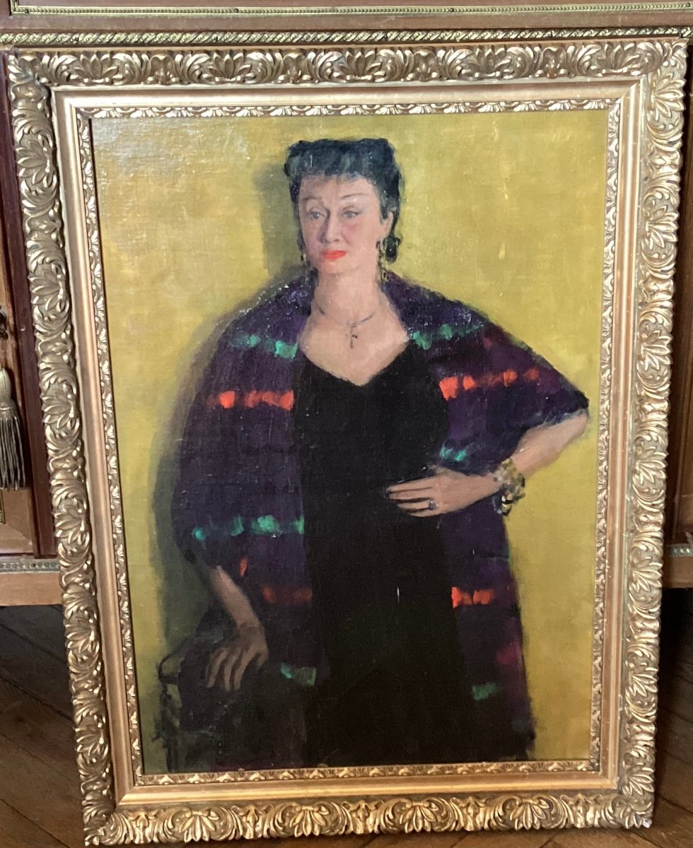 Peinture Portrait De Femme 