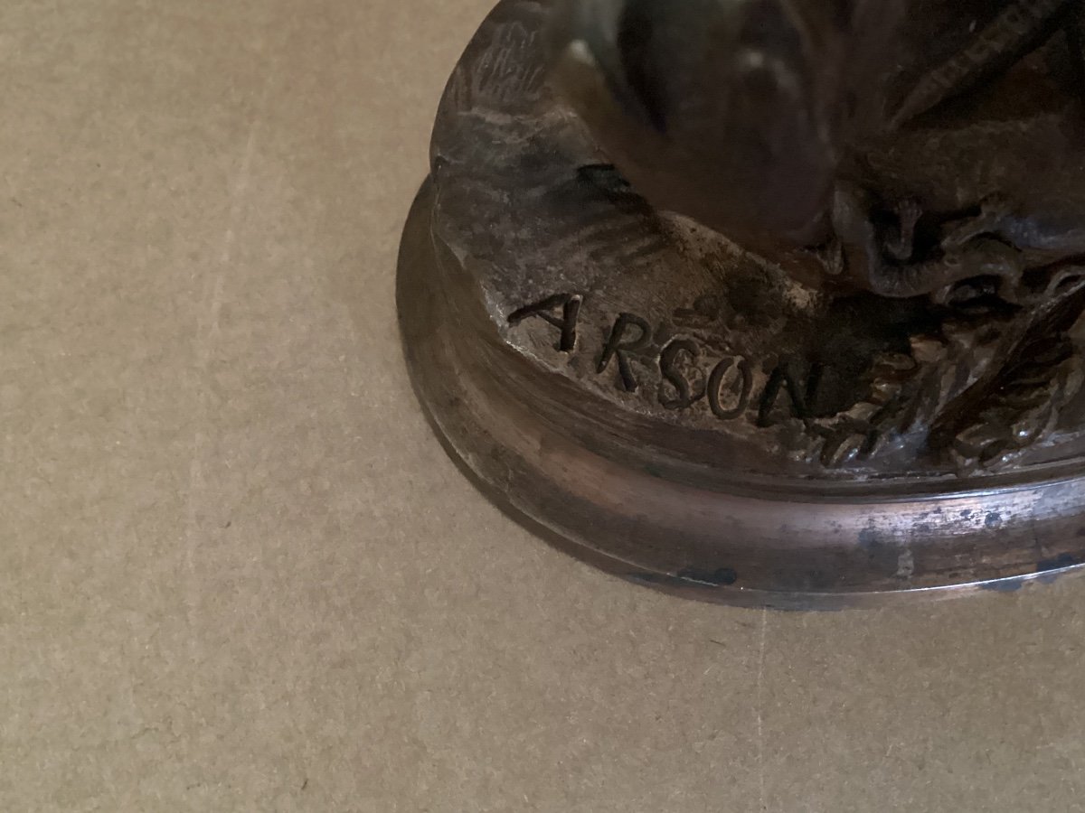 Bronze Signed Arson-photo-2