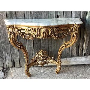 Louis XV Golden Console