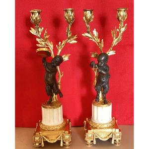 Pair Of Louis XVI Candelabra