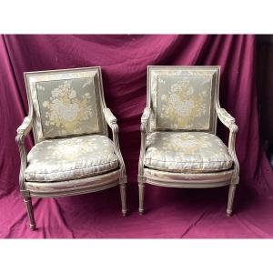 Pair Of Louis XVI Armchairs