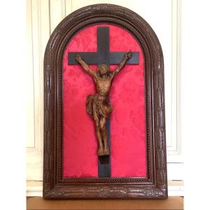 Wooden Framed Crucifix 