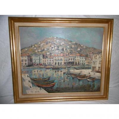 Peinture "vue Sur Sète" Signée Maurice Buffet