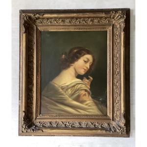 19th Century Portrait Painting 