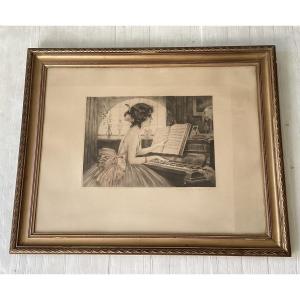 Gravure de Maurice Millière 