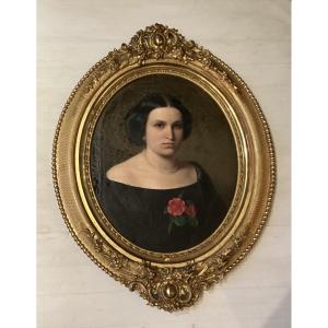 19th Century Portrait, Signed And Dated 