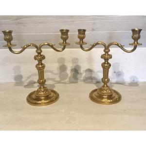 Pair Of Louis XVI Candelabra 