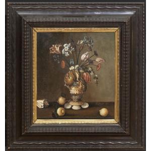 Painting On Panel "still Life"