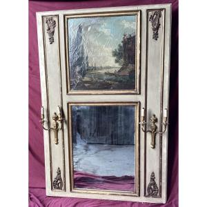 Louis XVI Lacquered Trumeau 