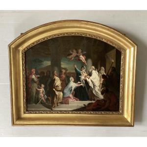 Peinture religieuse 18ème 