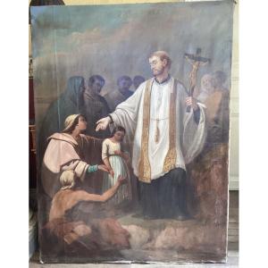 Important Religious Oil On Canvas