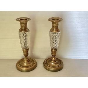 Pair Of Empire Candlesticks