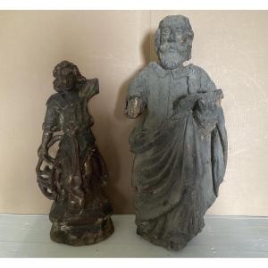 Deux statues anciennes
