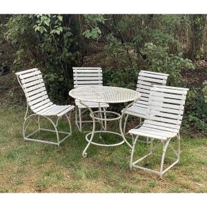 19th-century Garden Furniture Set