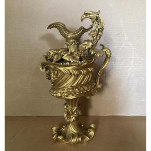 Louis XV-style Bronze Ewer 