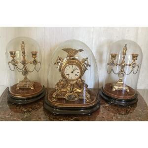 Garniture de cheminée 19ème