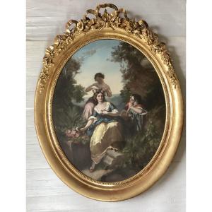 Important 19th-century Signed Pastel