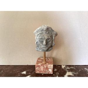 Carved Stone Head