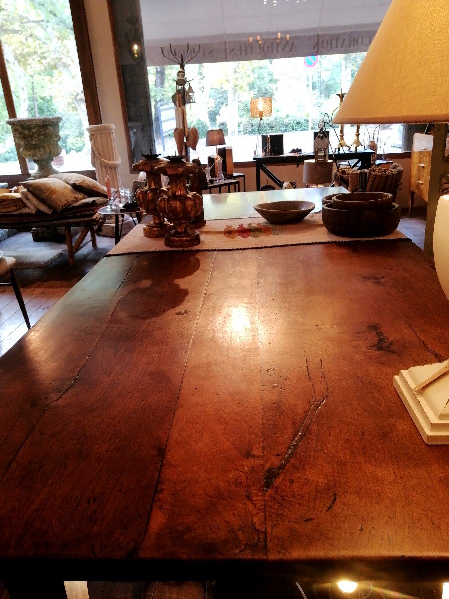 18th Century Walnut Table-photo-3