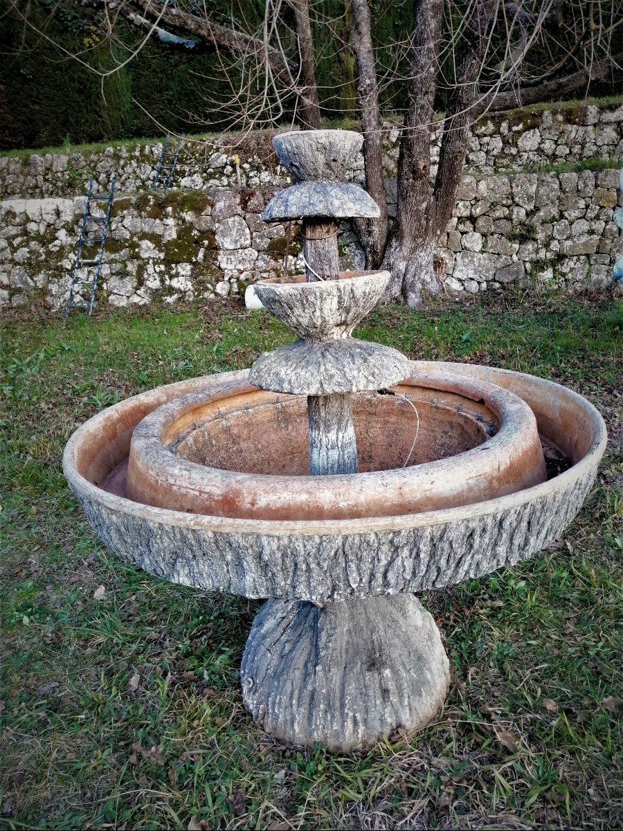 Fontaine De Jardin Années 50 / 60-photo-1