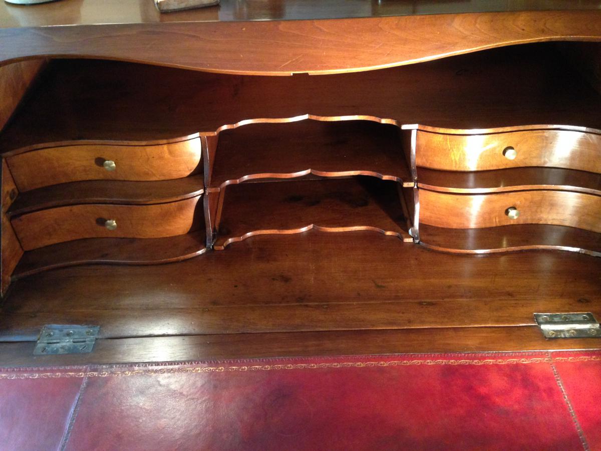 Office Dos d'Or Slope Louis XV Walnut Ass-photo-4