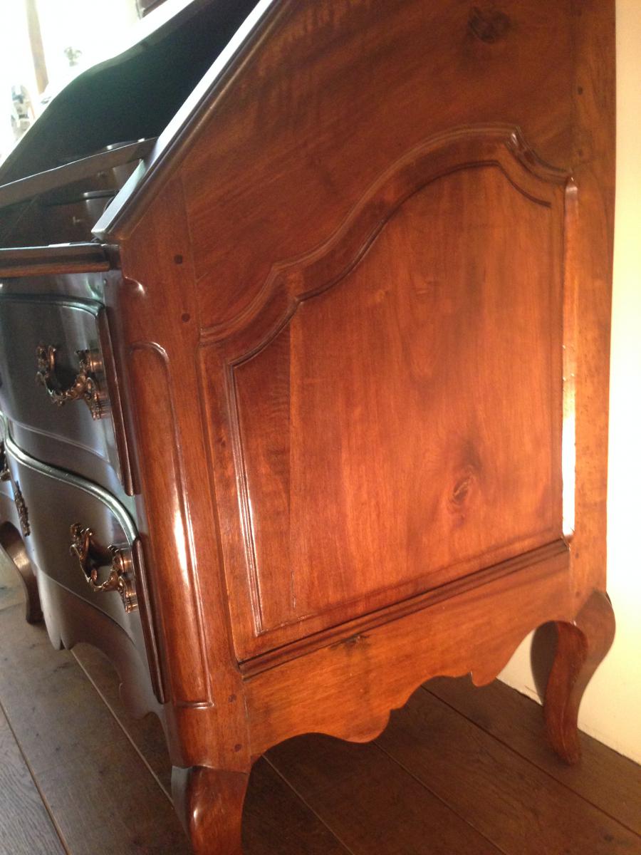Office Dos d'Or Slope Louis XV Walnut Ass-photo-2
