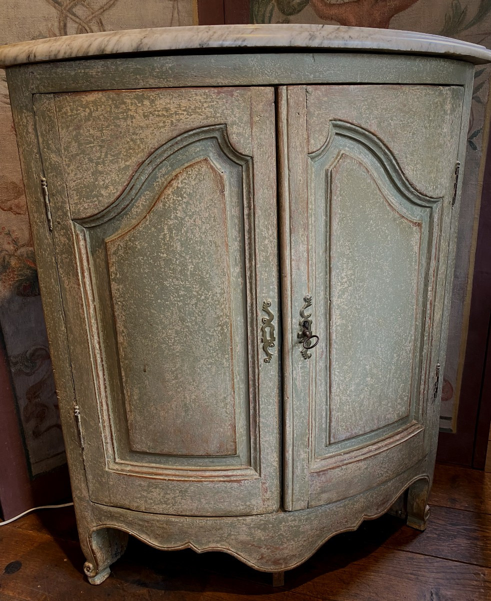 18th-century Provençal Corner Cabinet