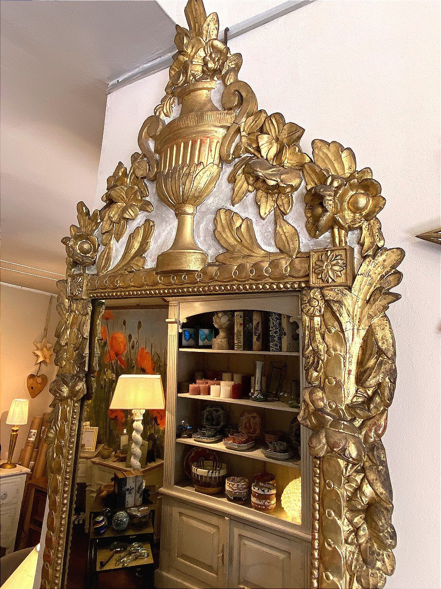 18th Century Provençal Mirror-photo-4