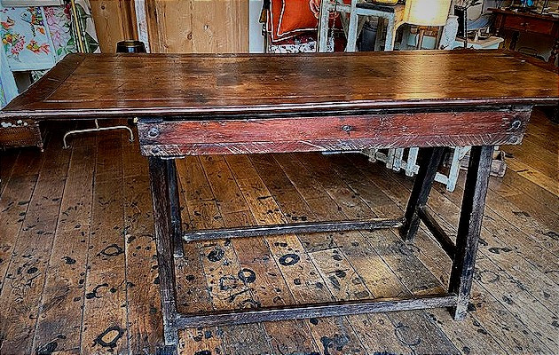 XVIIth Century Console Desktop Table-photo-4