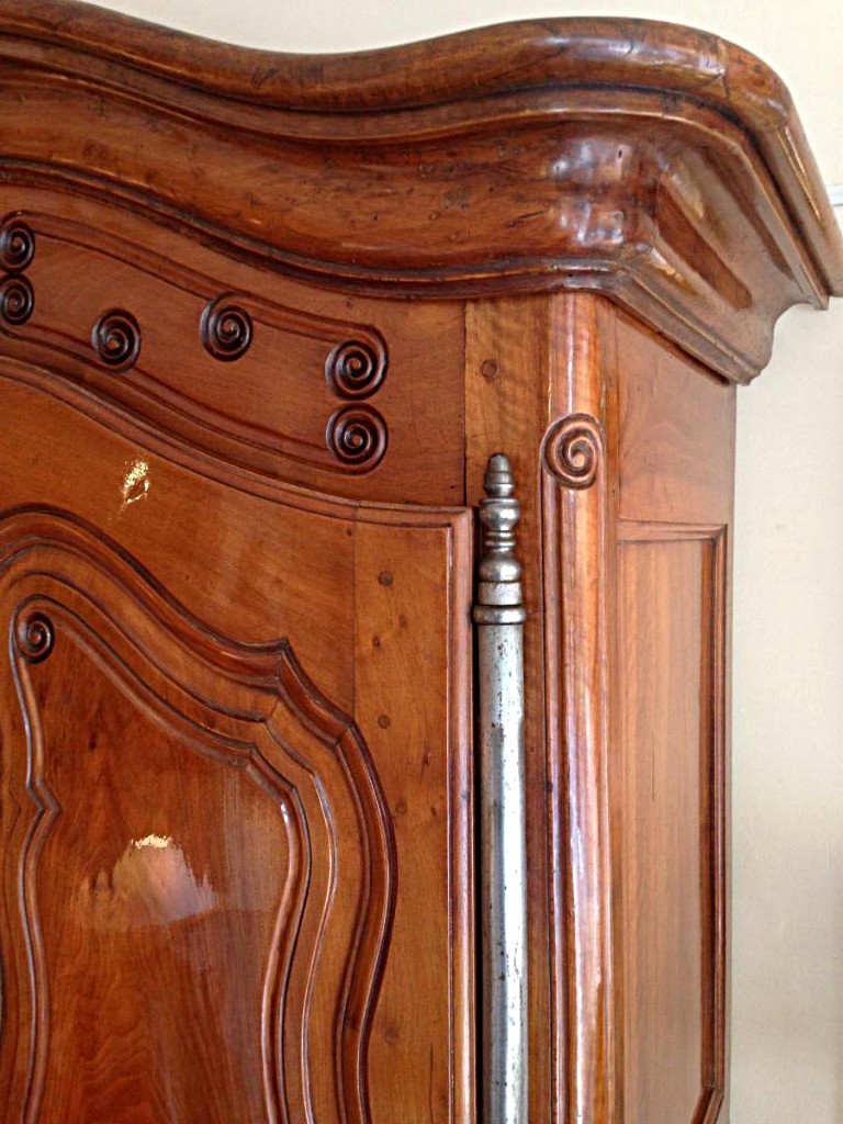 Armoire Provençale XVIII ème Siècle En Noyer-photo-3