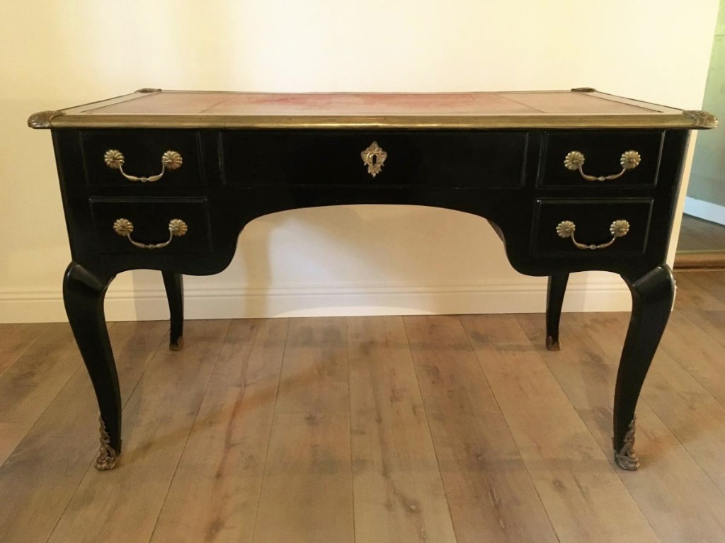 Bureau Plat Double Face Louis XV-photo-2