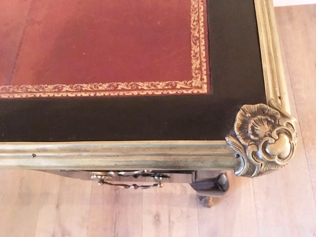 Bureau Plat Double Face Louis XV-photo-3