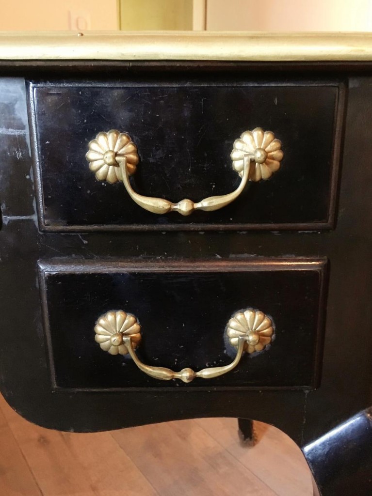 Bureau Plat Double Face Louis XV-photo-4
