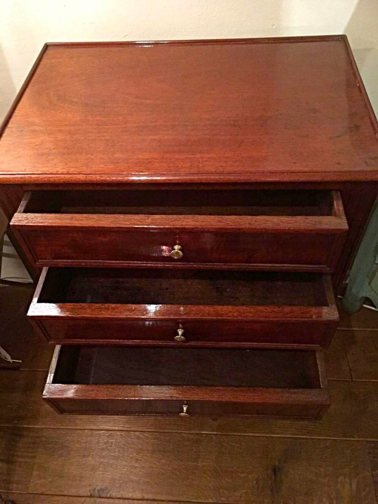 Bedside Table Or Small Louis XVI Commode-photo-4