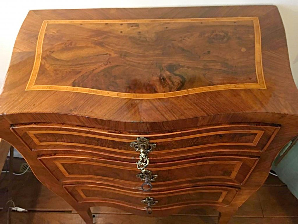 Commode Noyer XVIII ème Italie-photo-3