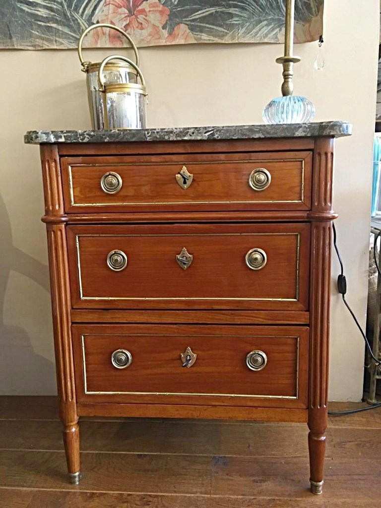 Commode Louis XVI Stamped P. Forget-photo-2
