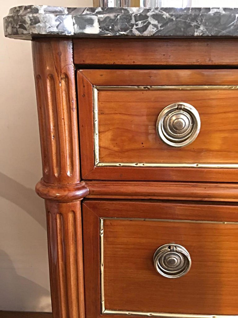 Commode Louis XVI Stamped P. Forget-photo-3