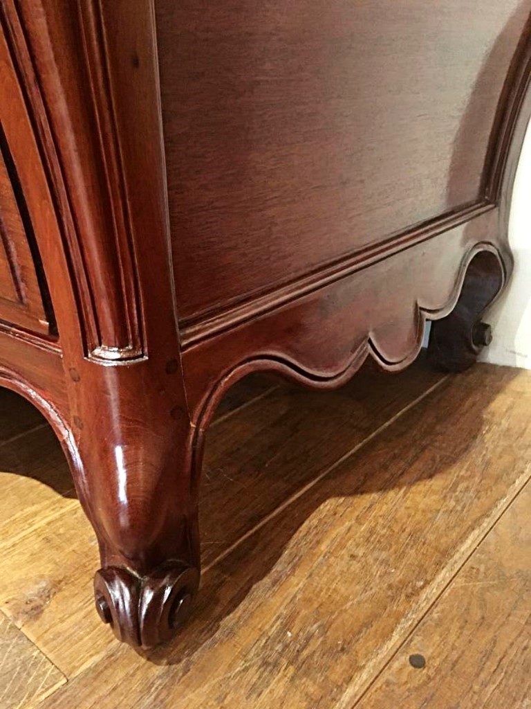 Convenient Port Louis XV Mahogany From Cuba 18th Century-photo-2