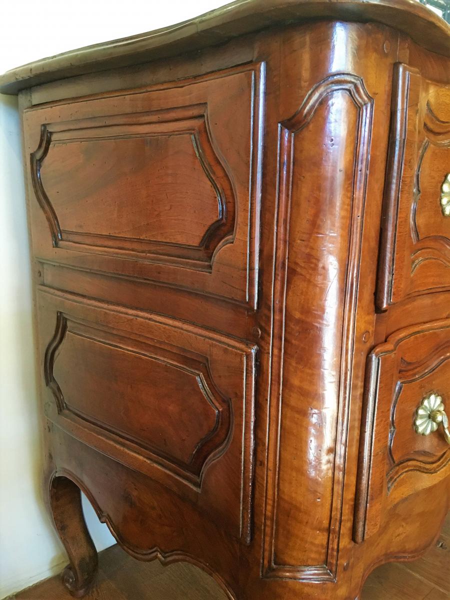 Walnut Double Walnut Convenient Chest, XVIII-photo-1