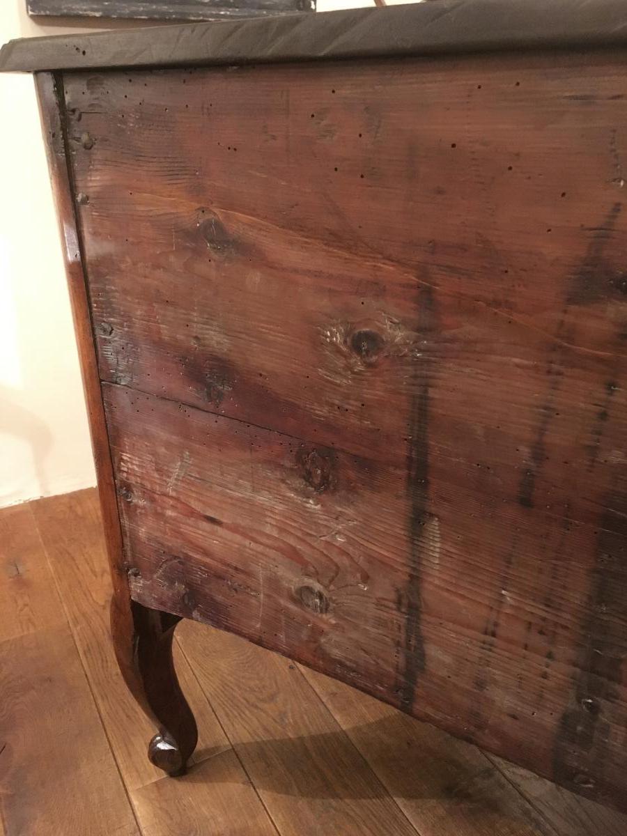 Walnut Double Walnut Convenient Chest, XVIII-photo-8