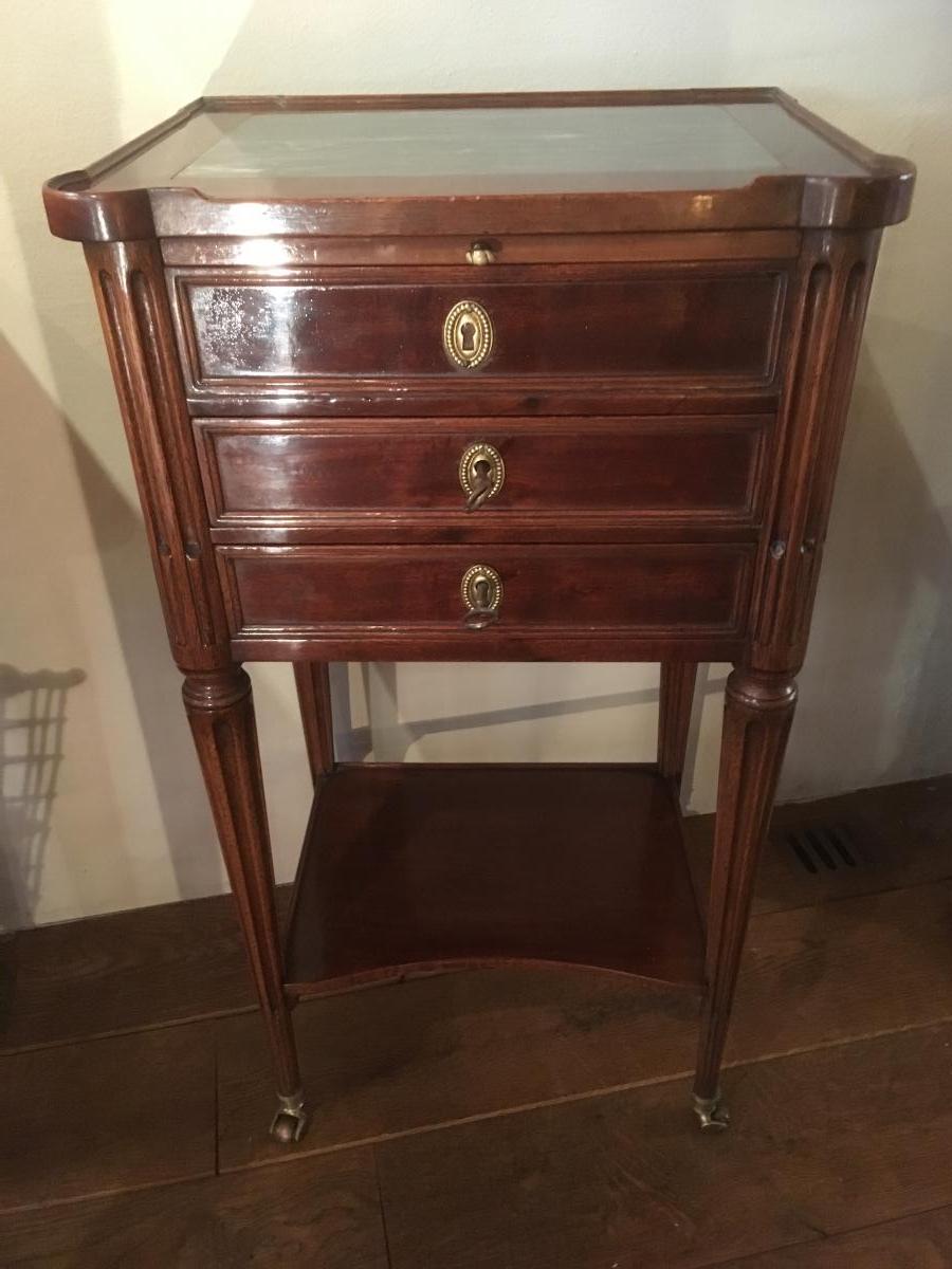 Bedside Louis XVI Mahogany 19th Century