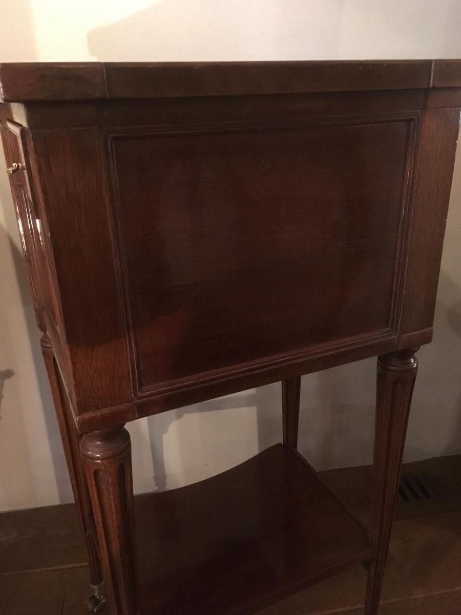 Bedside Louis XVI Mahogany 19th Century-photo-2