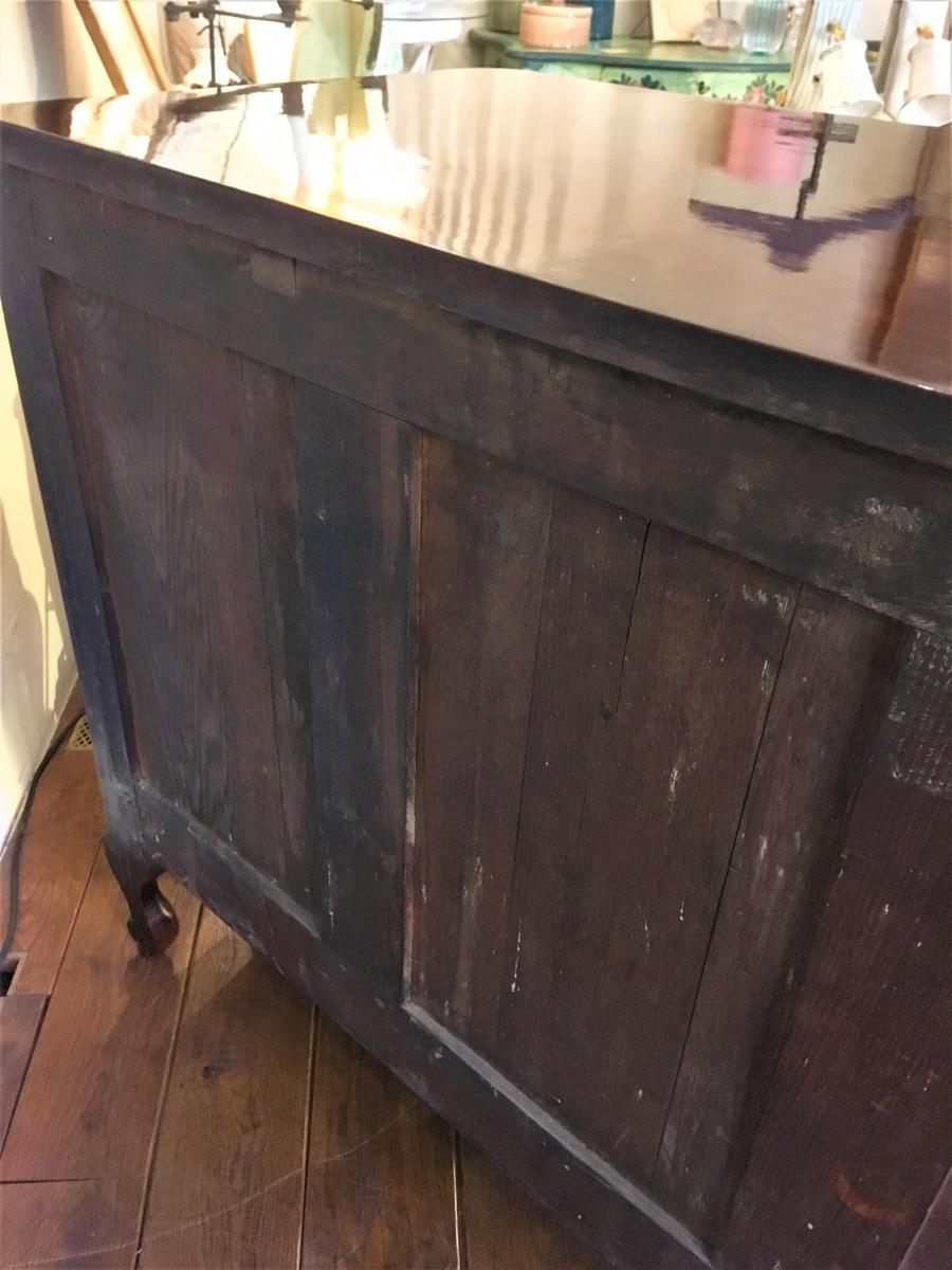 Convenient Port Louis XV Mahogany From Cuba 18th Century-photo-5