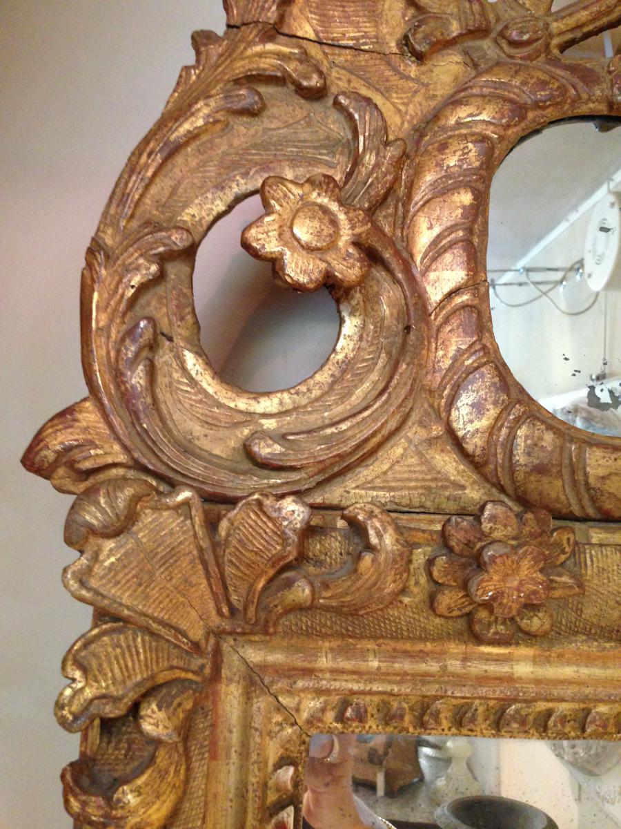 Miroir d'époque Régence-photo-3
