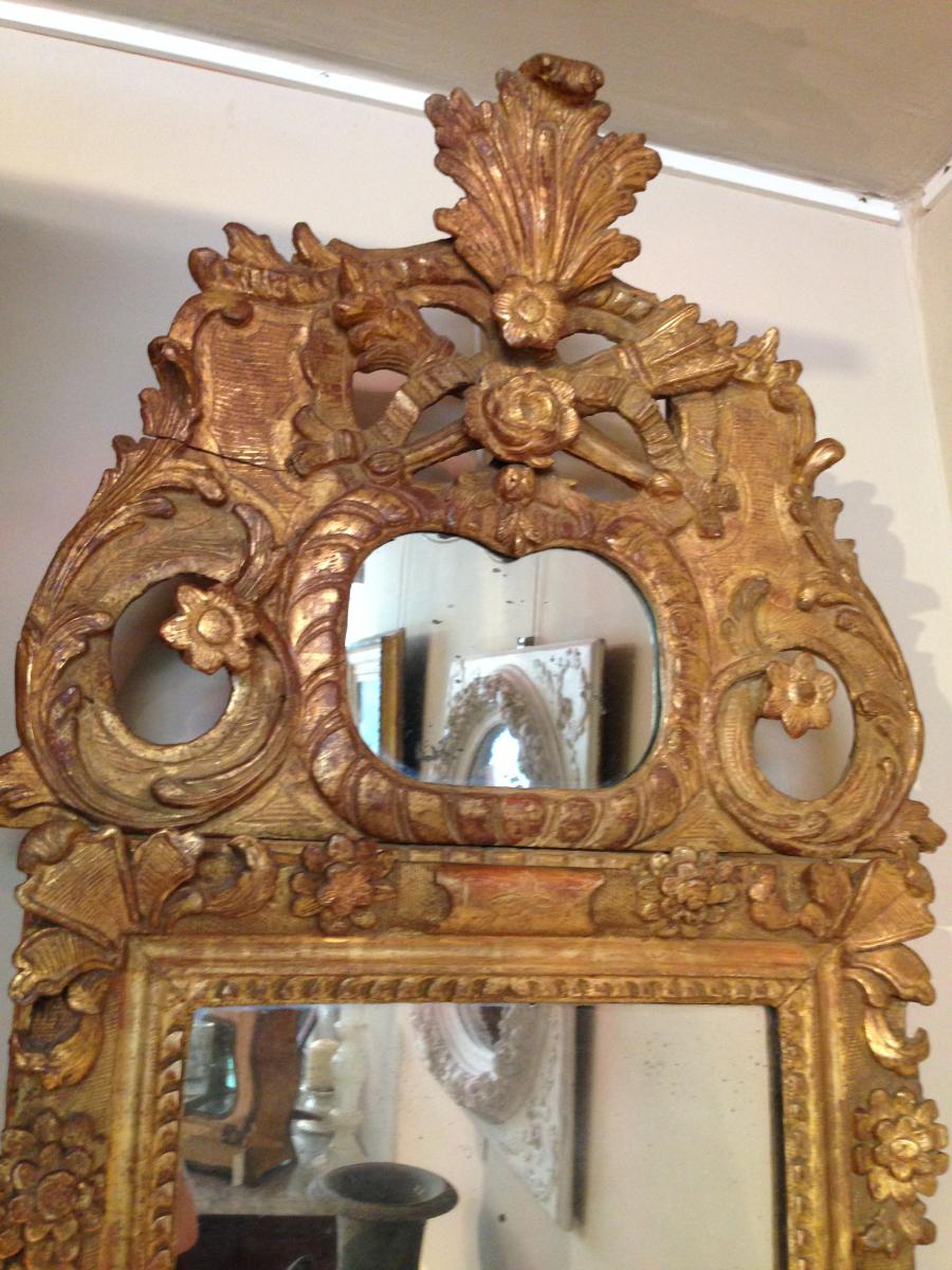 Miroir d'époque Régence-photo-3