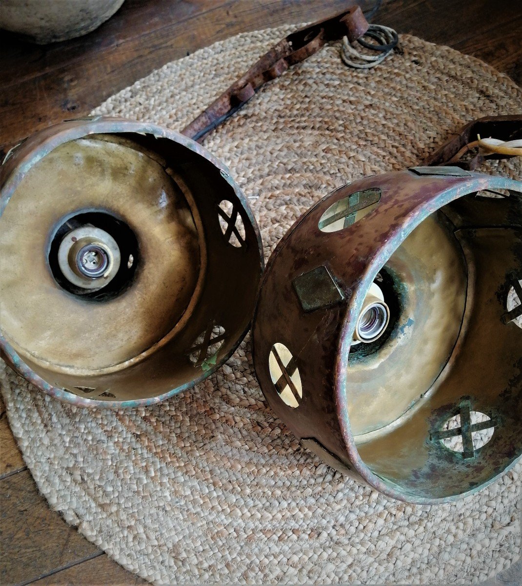 Pair Of Lanterns / Sconces XXth Century-photo-2