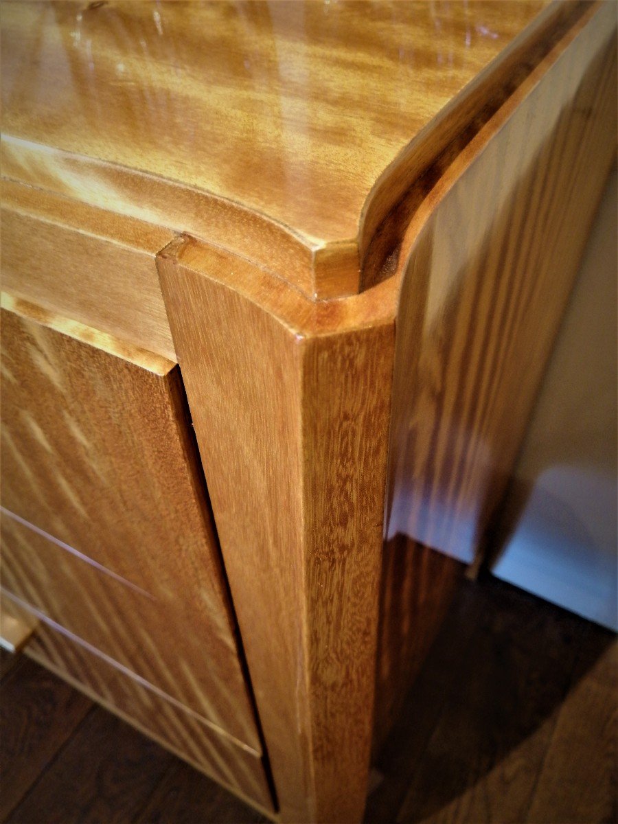 40s Mahogany Chest Of Drawers-photo-4