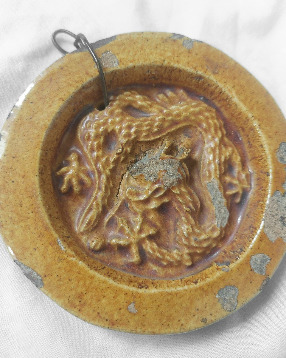 Tuile au dragon impérial, Chine Ming / Goutou tile-photo-2