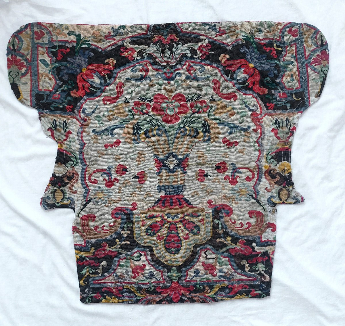 Antique French Tapestry - Ornamental Fabric