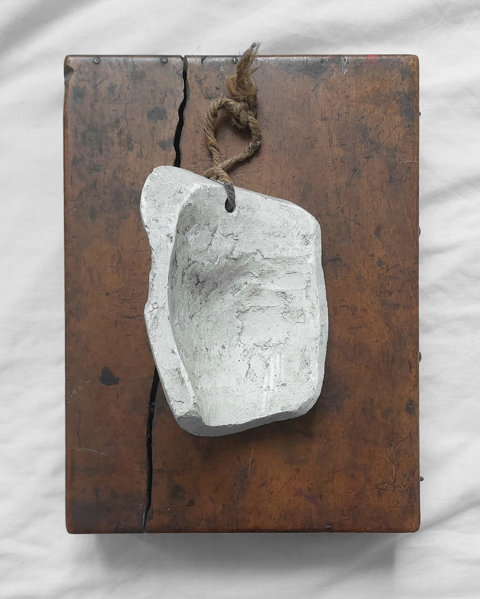 Antique Plaster Cast - Roman Face-photo-4